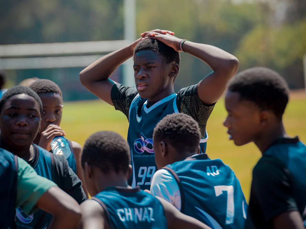 Young athletes training together at Infinite Sports Academy