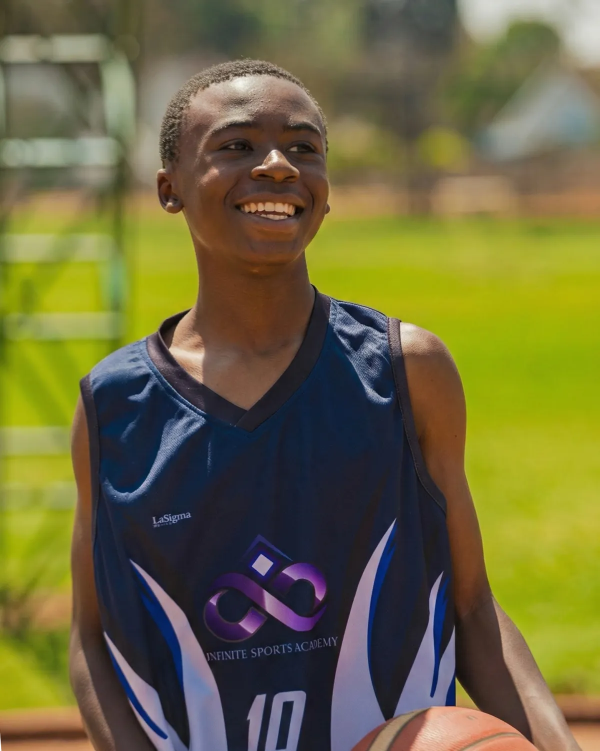 Smiling young athletes at Infinite Sports Academy